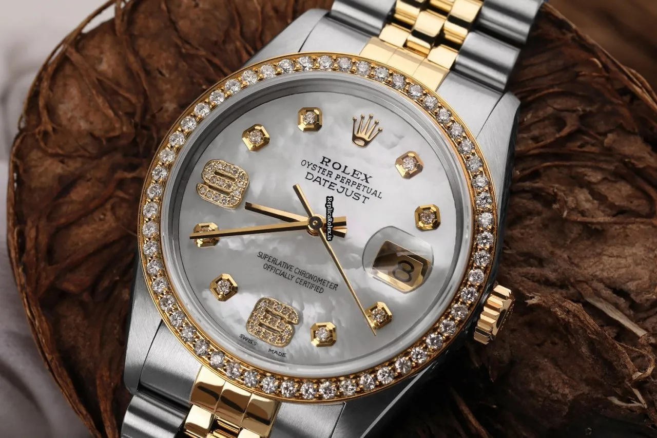 Wonderful Fake Rolex Datejust 16013 Automatic Movement 36mm Gold/steel Case Mens/unisex Watch - Image 5