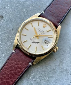 Wonderful Replica Rolex Oyster Perpetual Date 1503 Caliber 1570 Automatic Movement 34mm Yellow Gold Case Mens/unisex Watch