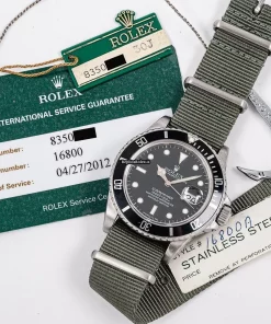 Luxury Replica Rolex Submariner Date 16800 Caliber 3035 Automatic Movement 40mm Steel Case Mens/unisex Watch