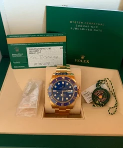Lovely Imitation Rolex Submariner Date 116618lb Caliber 3135 Automatic Movement 40mm Yellow Gold Case Mens/unisex Watch