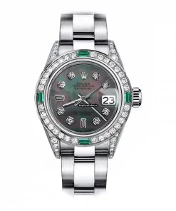 Fantastic Replica Rolex Oyster Perpetual Lady Date 69160 Automatic Movement 26mm Steel Case Womens Watch