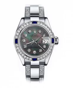 Epic Replica Rolex Oyster Perpetual Lady Date 69160 Automatic Movement 26mm Steel Case Womens Watch