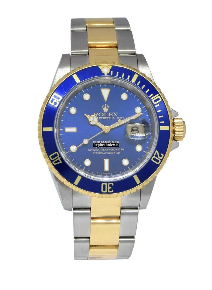 Marvellous Knockoff Rolex Submariner Date 16613 Automatic Movement 40mm Gold/steel Case Mens/unisex Watch - Image 2