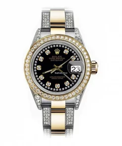 Durable Fakes Rolex Datejust 68173 Automatic Movement 31mm Gold/steel Case Womens Watch