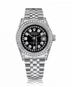 High-end Replica Rolex Oyster Perpetual Lady Date 69160 Automatic Movement 26mm Steel Case Womens Watch