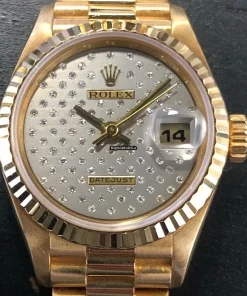 Fabulous Replica Rolex Lady-datejust 69178 Automatic Movement 26mm Yellow Gold Case Womens Watch