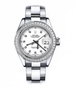 Design Fake Rolex Lady-datejust 68274 Automatic Movement 31mm Steel Case Womens Watch