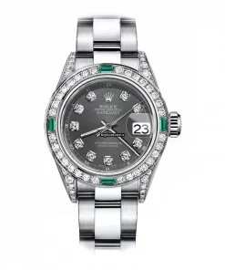 Affordable Copies Rolex Oyster Perpetual Lady Date 69160 Automatic Movement 26mm Steel Case Womens Watch