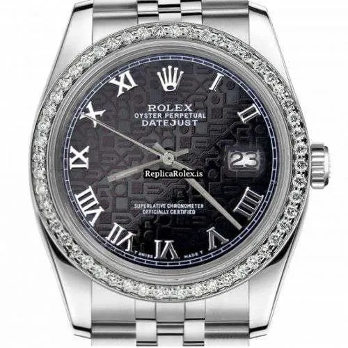 Stylish Replica Rolex Datejust 16030 Automatic Movement 36mm Steel Case Mens/unisex Watch - Image 2