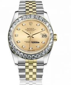 High-end Copies Rolex Datejust 126233 Automatic Movement 40mm Gold/steel Case Mens/unisex Watch