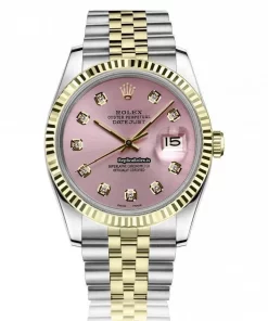 Offering Knockoff Rolex Datejust 16233 Automatic Movement 36mm Gold/steel Case Mens/unisex Watch