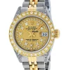 Cheap Imitation Rolex Datejust Caliber 2030 Automatic Movement 26mm Gold/steel Case Womens Watch