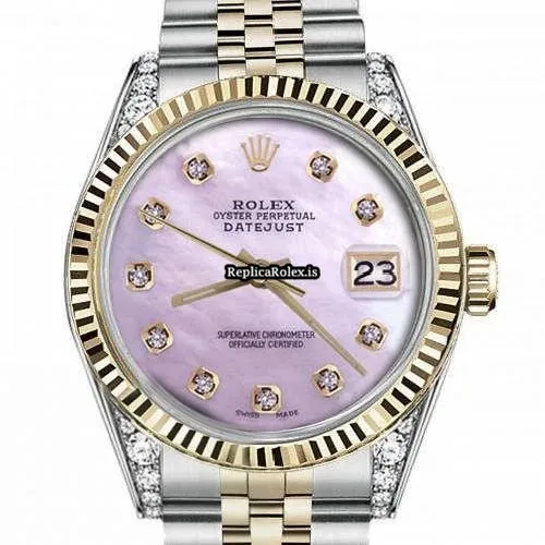 Wonderful Fake Rolex Datejust 16013 Automatic Movement 36mm Gold/steel Case Mens/unisex Watch - Image 2