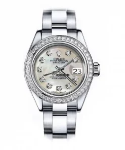 Stylish Replica Rolex Oyster Perpetual Lady Date 69160 Automatic Movement 26mm Steel Case Womens Watch