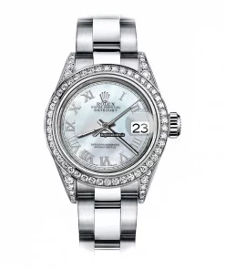 Wonderful Replica Rolex Oyster Perpetual Lady Date 69160 Automatic Movement 26mm Steel Case Womens Watch