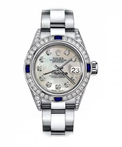 Ideal Replica Rolex Oyster Perpetual Lady Date 69160 Automatic Movement 26mm Steel Case Womens Watch