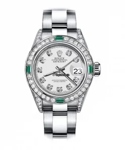 Awesome Replica Rolex Oyster Perpetual Lady Date 69160 Automatic Movement 26mm Steel Case Womens Watch