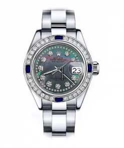 Fantastic Replica Rolex Oyster Perpetual Lady Date 69160 Automatic Movement 26mm Steel Case Womens Watch