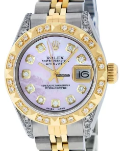 Attractive Replica Rolex Datejust Automatic Automatic Movement 26mm Gold/steel Case Womens Watch