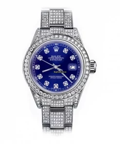 Pleasing Replica Rolex Oyster Perpetual Lady Date 69160 Automatic Movement 26mm Steel Case Womens Watch