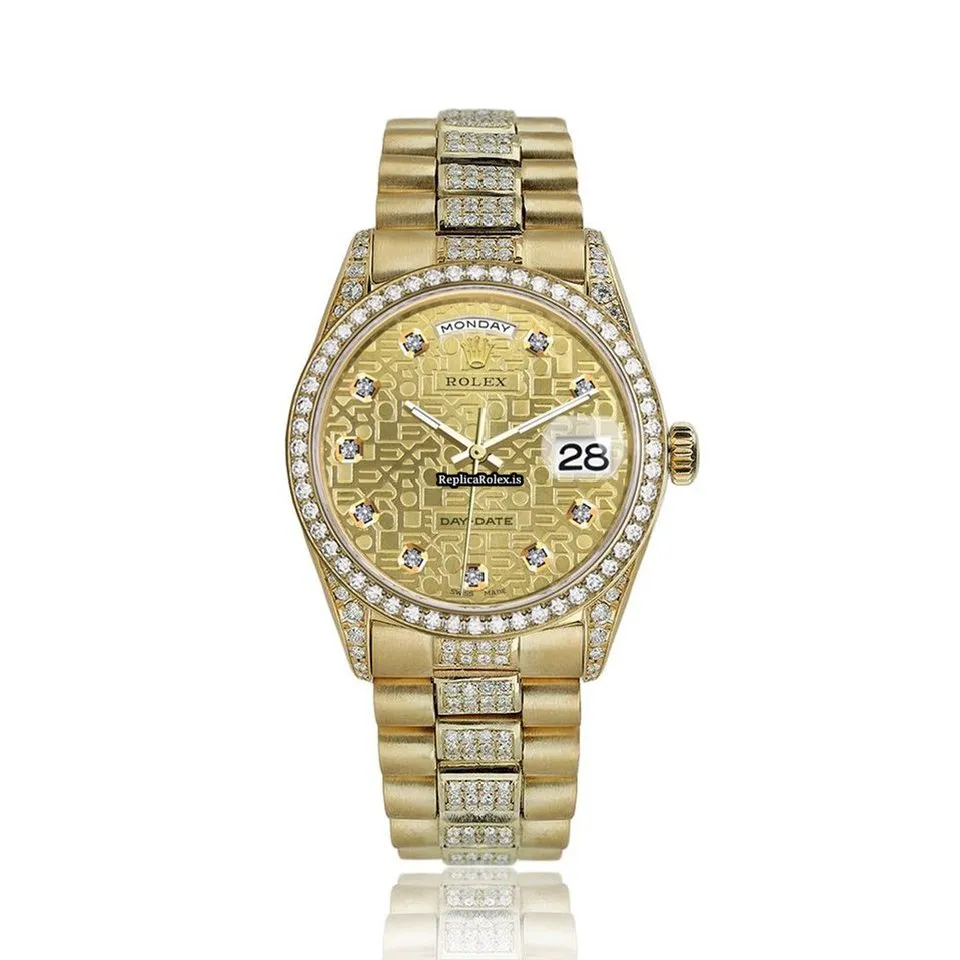 Beautiful Replica Rolex Day-date 36 18038 Automatic Movement Mens/unisex Watch - Image 2