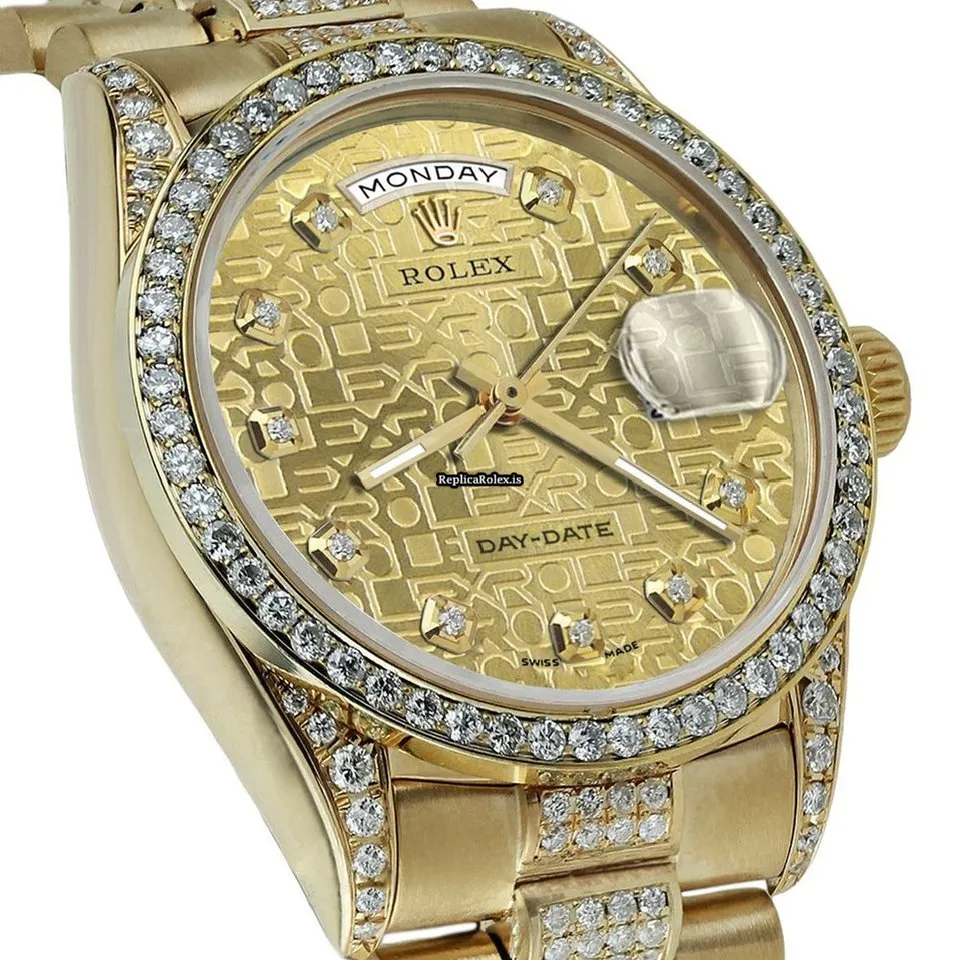 Beautiful Replica Rolex Day-date 36 18038 Automatic Movement Mens/unisex Watch - Image 4
