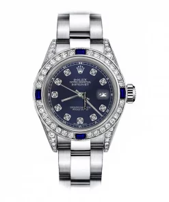 Superb Imitation Rolex Oyster Perpetual Lady Date 69160 Automatic Movement 26mm Steel Case Womens Watch