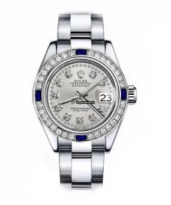 Ideal Copy Rolex Oyster Perpetual Lady Date 69160 Automatic Movement 26mm Steel Case Womens Watch
