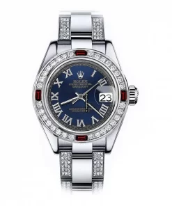 Excellent Imitation Rolex Oyster Perpetual Lady Date 69160 Automatic Movement 26mm Steel Case Womens Watch