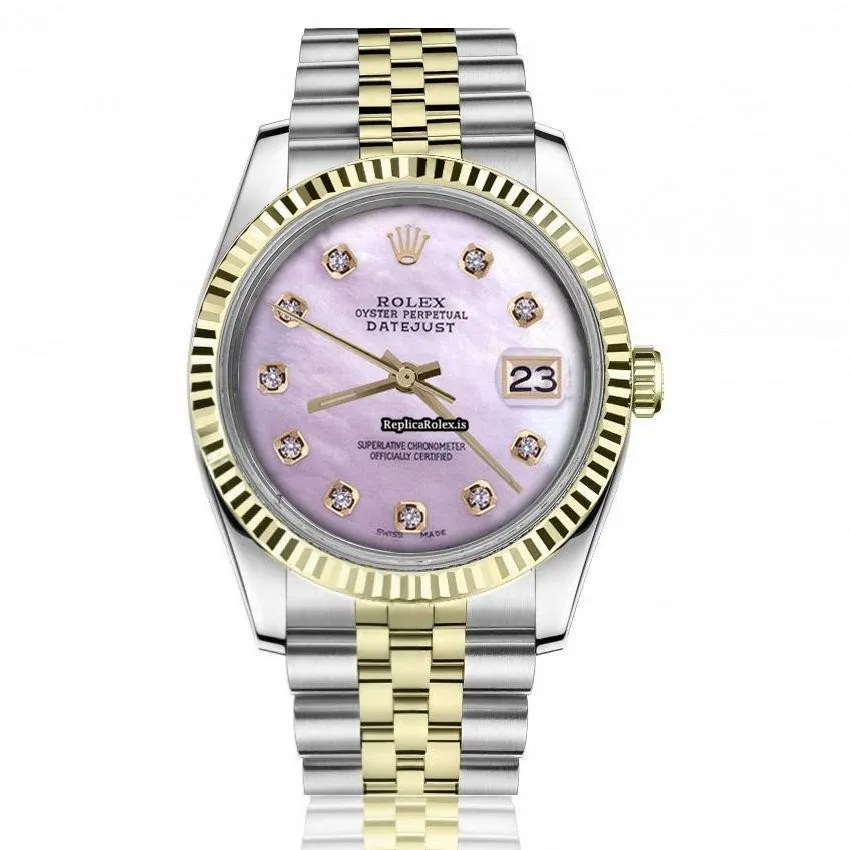 High-end Fakes Rolex Datejust 16013 Automatic Movement 36mm Gold/steel Case Mens/unisex Watch