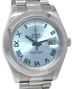 Trustworthy Fake Rolex Day-date II 218206 Automatic Movement 41mm Platinum Case Mens/unisex Watch