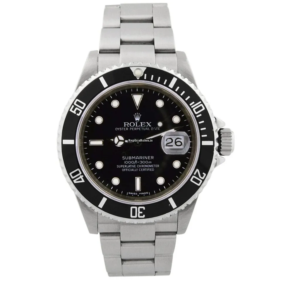 Unique Fakes Rolex Submariner Date 16610 Caliber 3135 Automatic Movement 40mm Steel Case Mens/unisex Watch