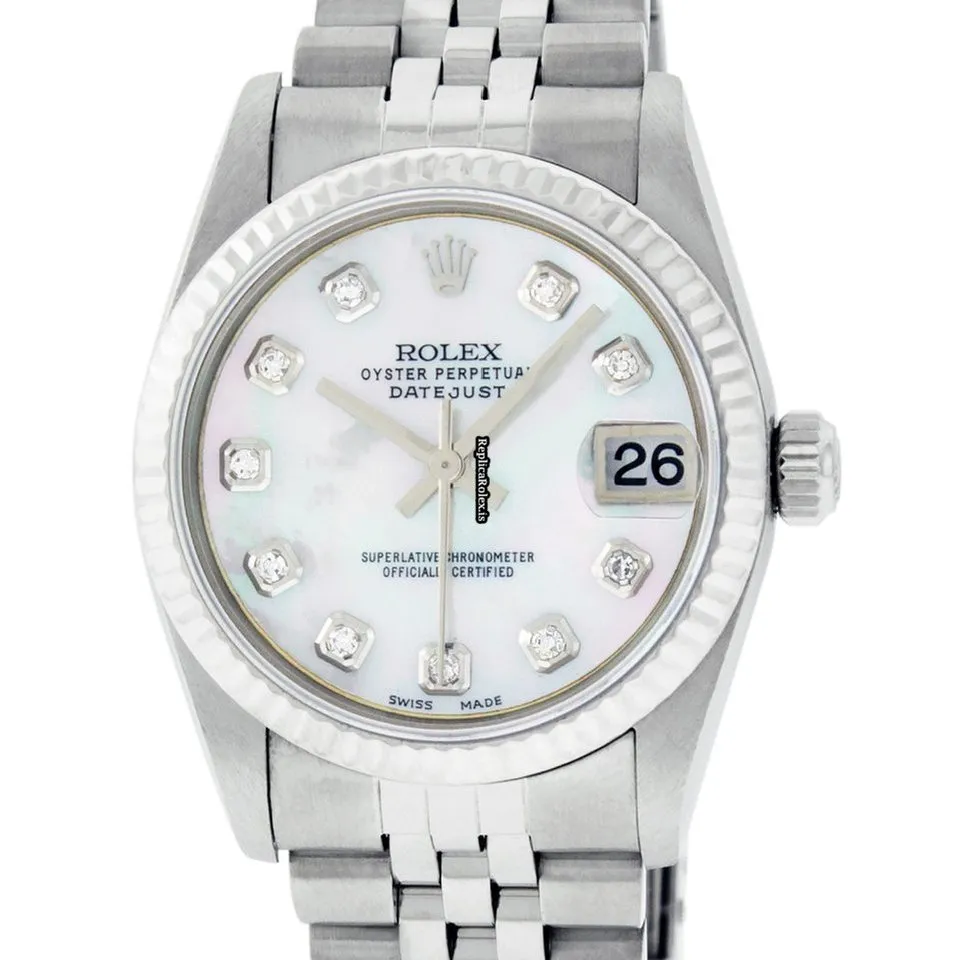 Exquisite Copy Rolex Lady-datejust 68274 Caliber 2135 Automatic Movement 31mm Steel Case Mens/unisex Watch