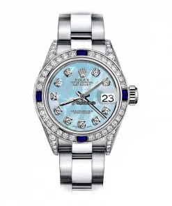 Affordable Fake Rolex Oyster Perpetual Lady Date 69160 Automatic Movement 26mm Steel Case Womens Watch