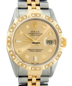Marvellous Fake Rolex Datejust 16013 Caliber 3035 Automatic Movement 36mm Gold/steel Case Mens/unisex Watch