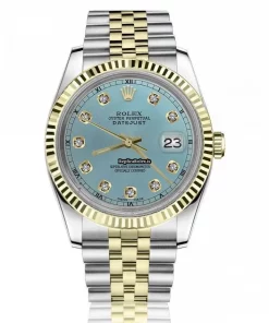 Neat Copy Rolex Datejust 16013 Automatic Movement 36mm Gold/steel Case Mens/unisex Watch
