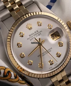 Perfect Fakes Rolex Datejust 16013 Automatic Movement 36mm Gold/steel Case Mens/unisex Watch