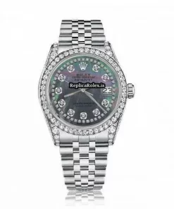 Great Replica Rolex Oyster Perpetual Lady Date 69160 Automatic Movement 26mm Steel Case Womens Watch