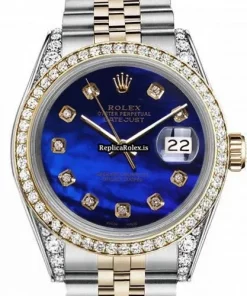 Stylish Knockoff Rolex Datejust 16013 Automatic Movement 36mm Gold/steel Case Mens/unisex Watch