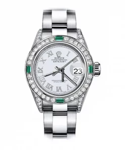 Affordable Replica Rolex Oyster Perpetual Lady Date 69160 Automatic Movement 26mm Steel Case Womens Watch