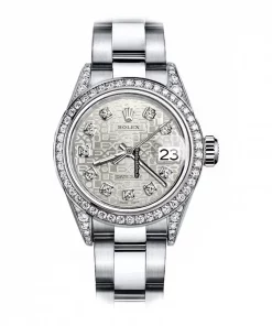 Cool Imitation Rolex Oyster Perpetual Lady Date 69160 Automatic Movement 26mm Steel Case Womens Watch