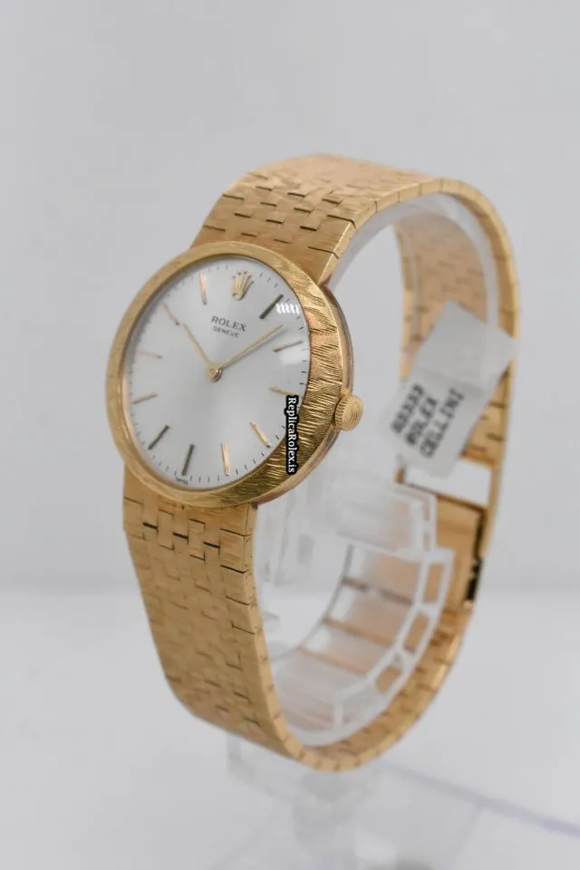 Mind-boggling Replica Rolex Cellini 3638 Manual Winding Movement 33mm Yellow Gold Case Mens/unisex Watch - Image 2