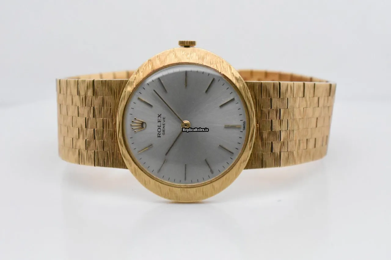 Mind-boggling Replica Rolex Cellini 3638 Manual Winding Movement 33mm Yellow Gold Case Mens/unisex Watch - Image 4