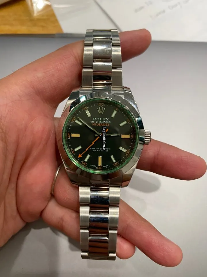 Incredible Fake Rolex Milgauss 116400gv Caliber 3131 Automatic Movement 40mm Steel Case Mens/unisex Watch