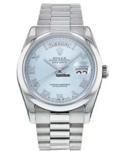 1:1 Replica Rolex Day-date 36 118206 Caliber 3155 Automatic Movement 36mm Platinum Case Mens/unisex Watch