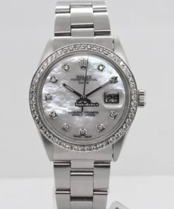 Distinctive Knockoff Rolex Oyster Perpetual Date 1500 Caliber 1570 Automatic Movement 34mm Steel Case Mens/unisex Watch