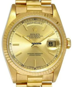 Design Replica Rolex Day-date 36 18238 Automatic Movement 36mm Yellow Gold Case Mens/unisex Watch