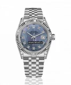 Attractive Fake Rolex Lady-datejust 68274 Automatic Movement 31mm Steel Case Womens Watch