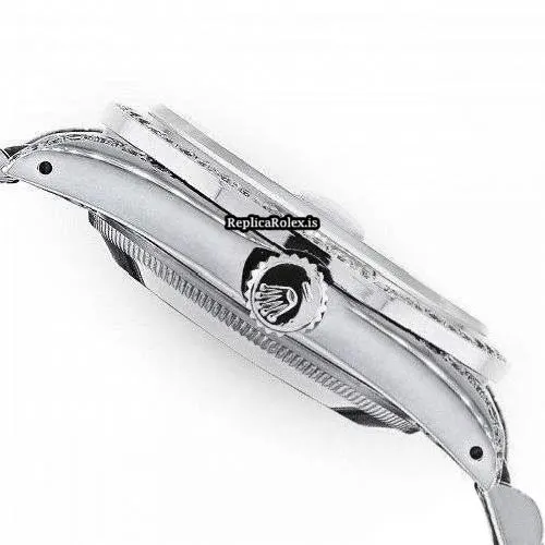 Pleasing Fakes Rolex Oyster Perpetual Lady Date 69160 Automatic Movement 26mm Steel Case Womens Watch - Image 5