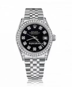 Trustworthy Fake Rolex Oyster Perpetual Lady Date 69160 Automatic Movement 26mm Steel Case Womens Watch